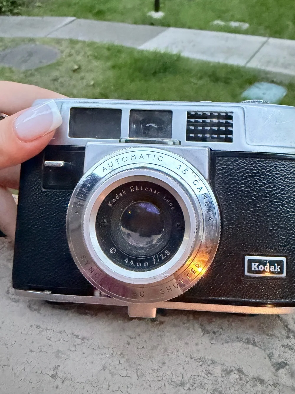 Vintage KODAK Automatic 35 1960s 35mm Film Camera f:2.8 44mm Lens
